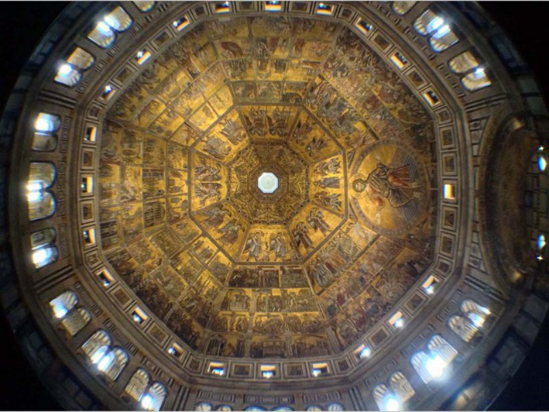 Baptistry ceiling